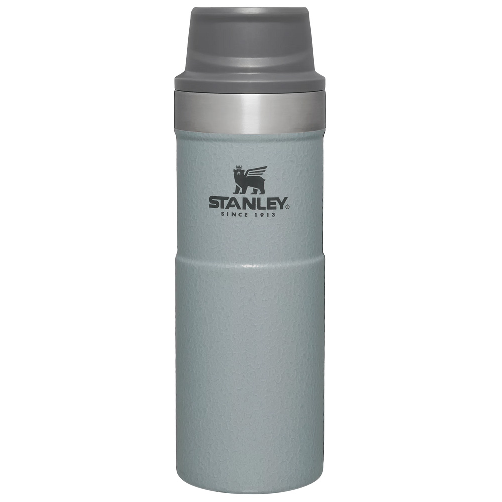 Stanley CLASSIC TRIGGER-ACTION TRAVEL MUG | 16 OZ Hammertone Silver | 25643-ZCJH