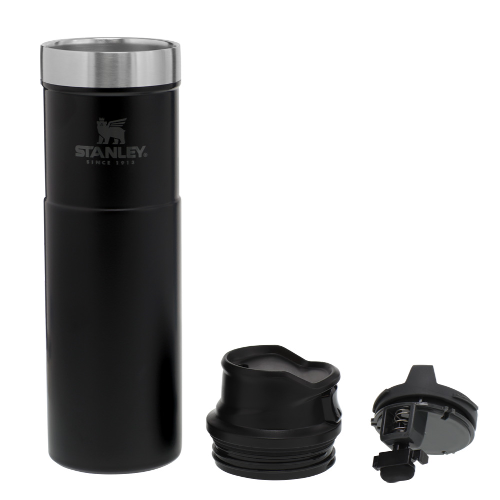 Stanley CLASSIC TRIGGER-ACTION TRAVEL MUG | 20 OZ Matte Black | 89572-TWEO