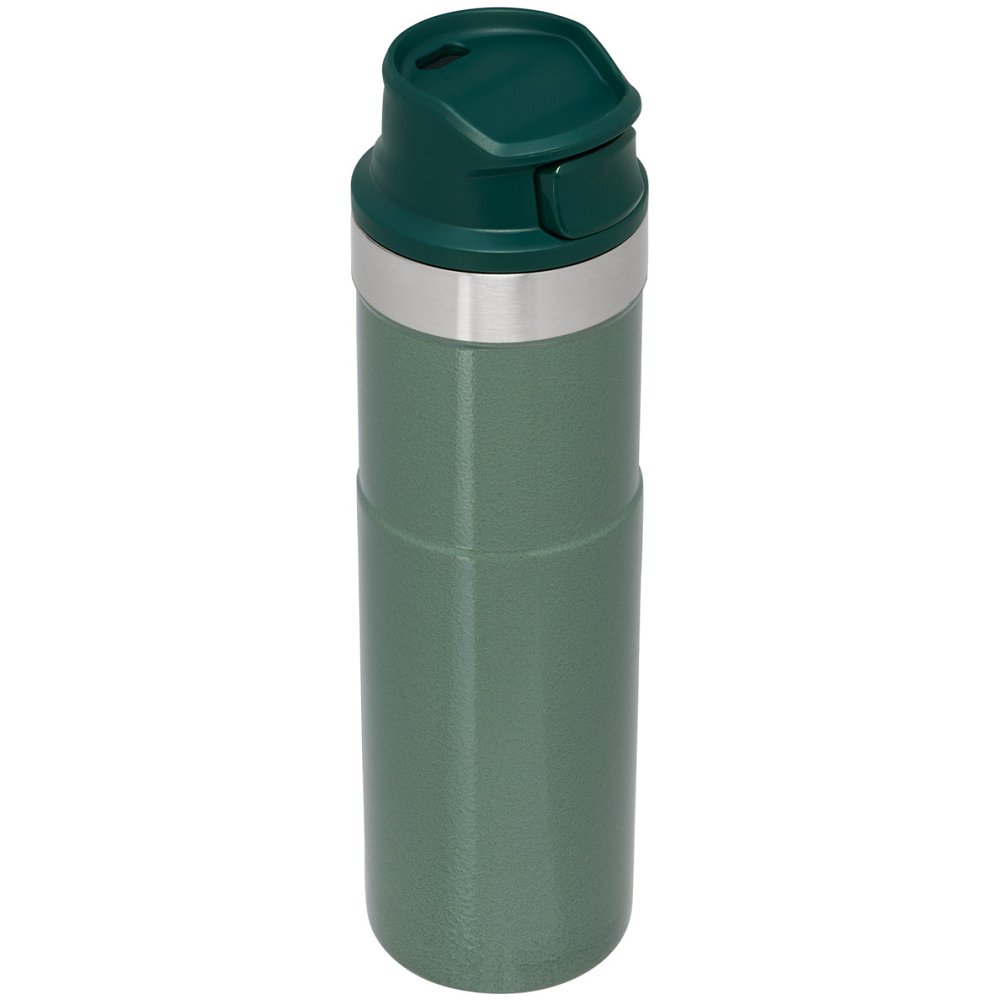 Stanley CLASSIC TRIGGER-ACTION TRAVEL MUG | 20 OZ Hammertone Green | 71530-HPOE