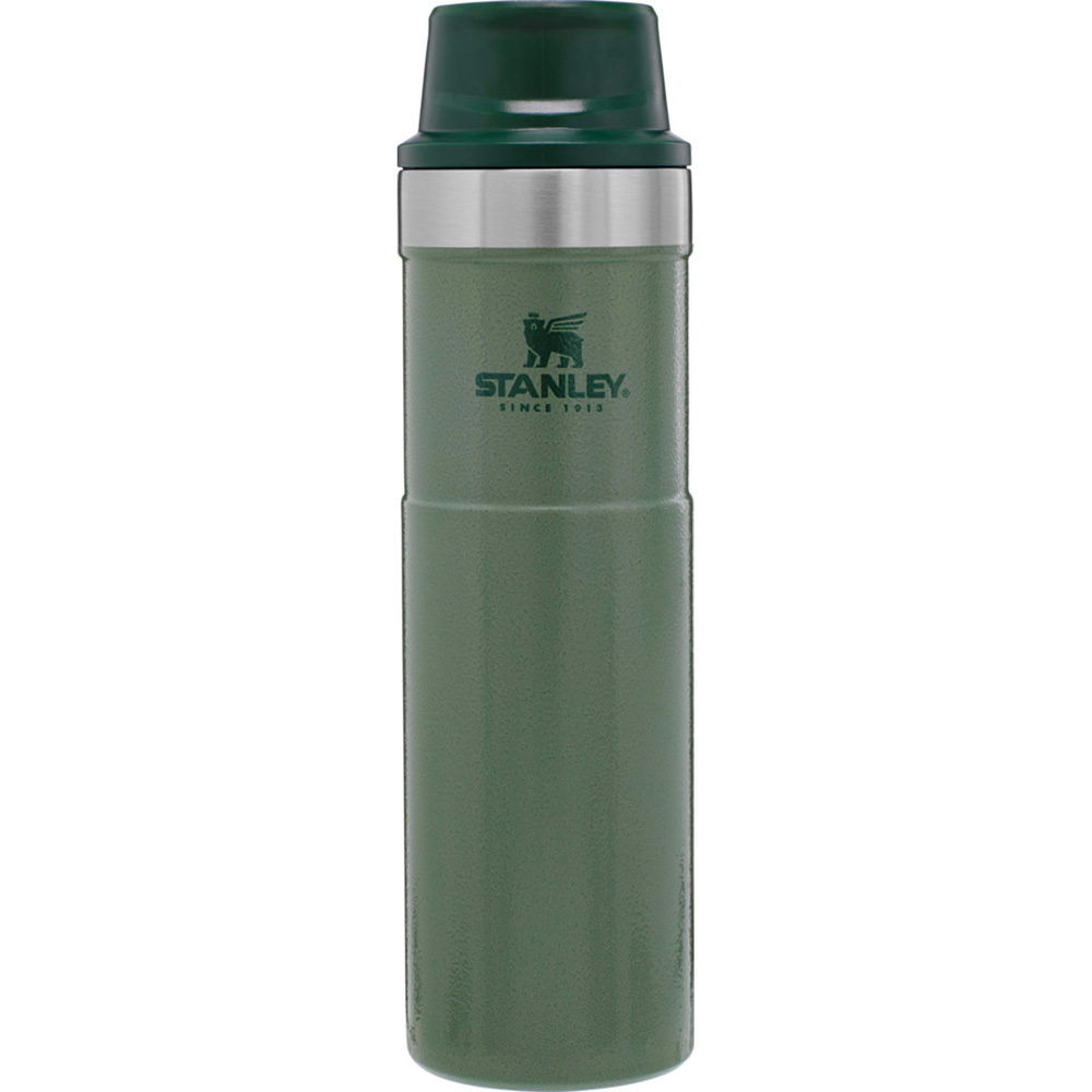 Stanley CLASSIC TRIGGER-ACTION TRAVEL MUG | 20 OZ Hammertone Green | 71530-HPOE