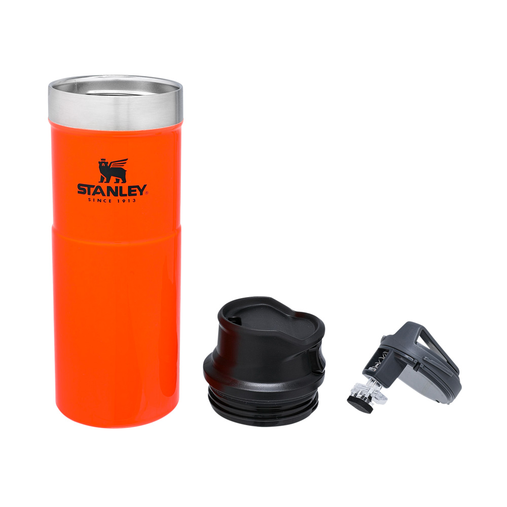 Stanley CLASSIC TRIGGER-ACTION TRAVEL MUG | 16 OZ Blaze Orange | 17052-ANUM