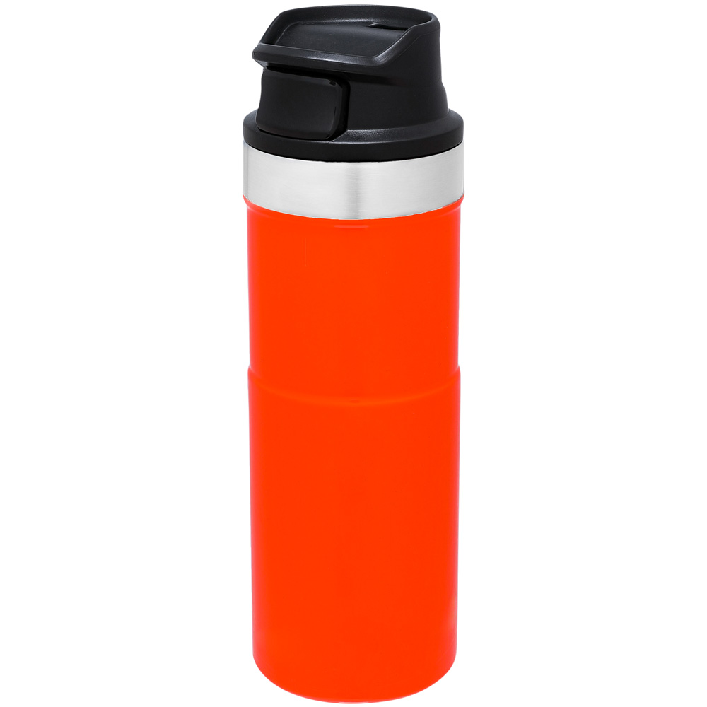 Stanley CLASSIC TRIGGER-ACTION TRAVEL MUG | 16 OZ Blaze Orange | 17052-ANUM