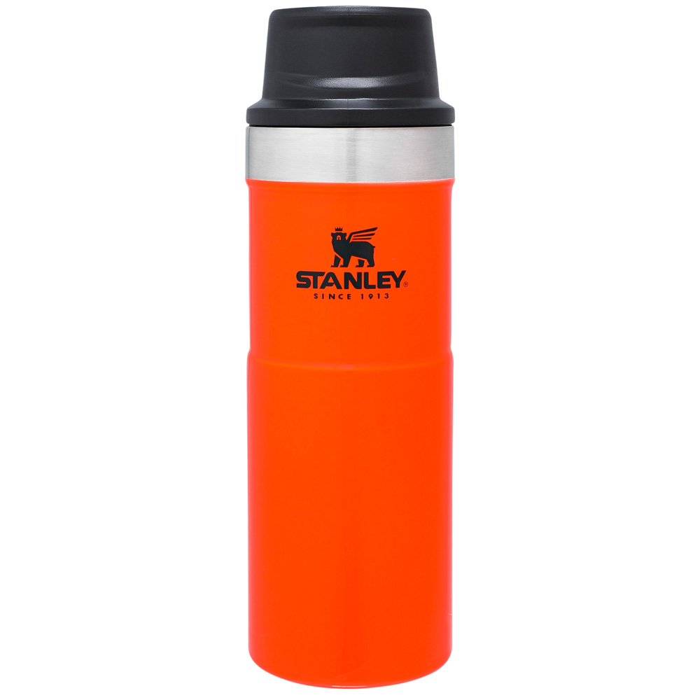 Stanley CLASSIC TRIGGER-ACTION TRAVEL MUG | 16 OZ Blaze Orange | 17052-ANUM