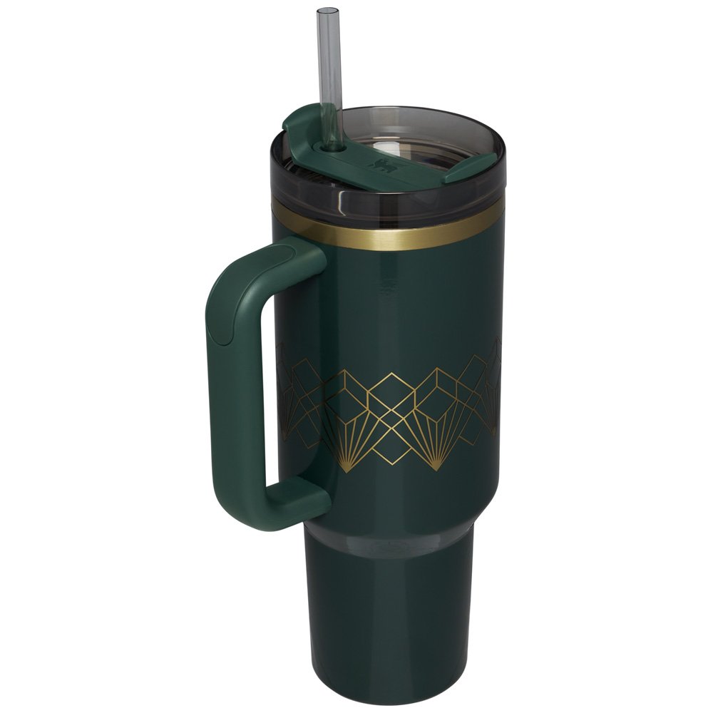 Stanley DECO COLLECTION QUENCHER H2.0 FLOWSTATE™ TUMBLER | 40 OZ Forest Gloss Deco | 71325-NPCA