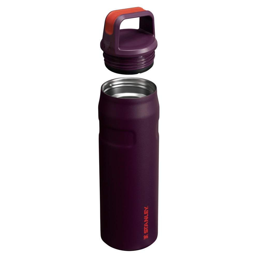 Stanley ICEFLOW™ BOTTLE WITH CAP AND CARRY+ LID | 24 OZ Plum | 83492-HRDA