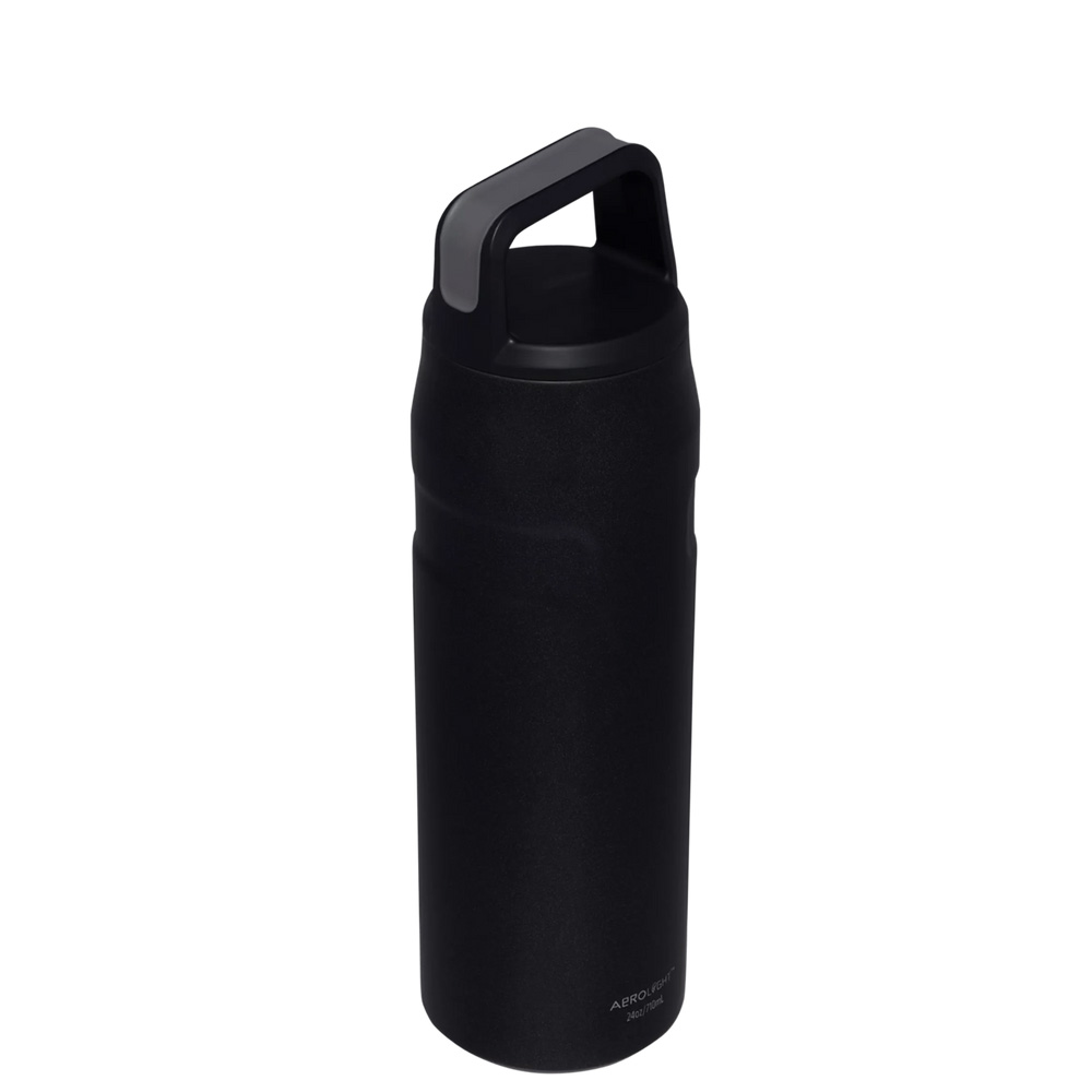 Stanley ICEFLOW™ BOTTLE WITH CAP AND CARRY+ LID | 24 OZ Black | 29567-XSIY