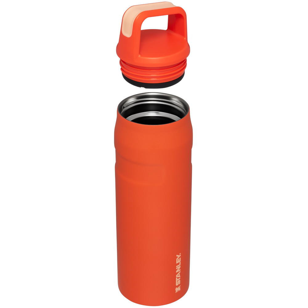 Stanley ICEFLOW™ BOTTLE WITH CAP AND CARRY+ LID | 24 OZ Tigerlily | 61780-NLFO