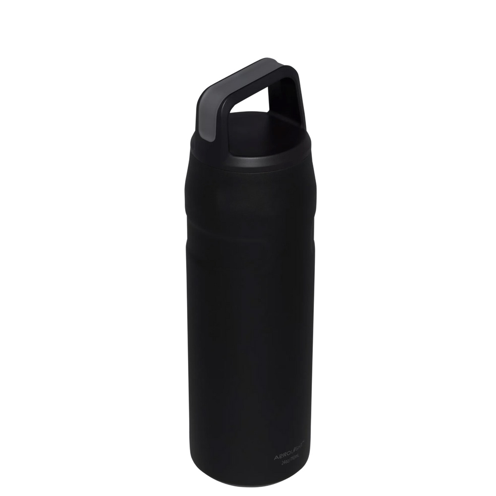 Stanley ICEFLOW™ BOTTLE WITH CAP AND CARRY+ LID | 24 OZ Black Glimmer | 30861-SUQY