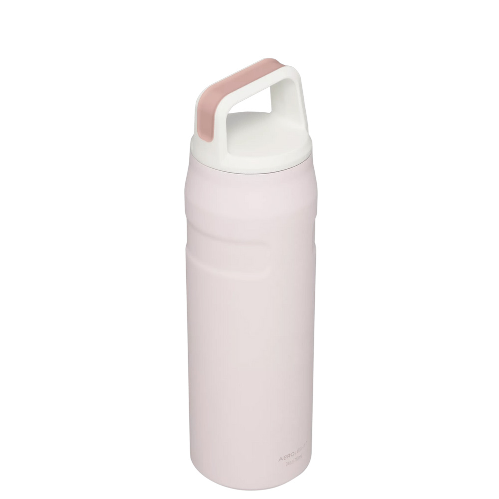 Stanley ICEFLOW™ BOTTLE WITH CAP AND CARRY+ LID | 24 OZ Rose Quartz Glimmer | 59028-CRMI