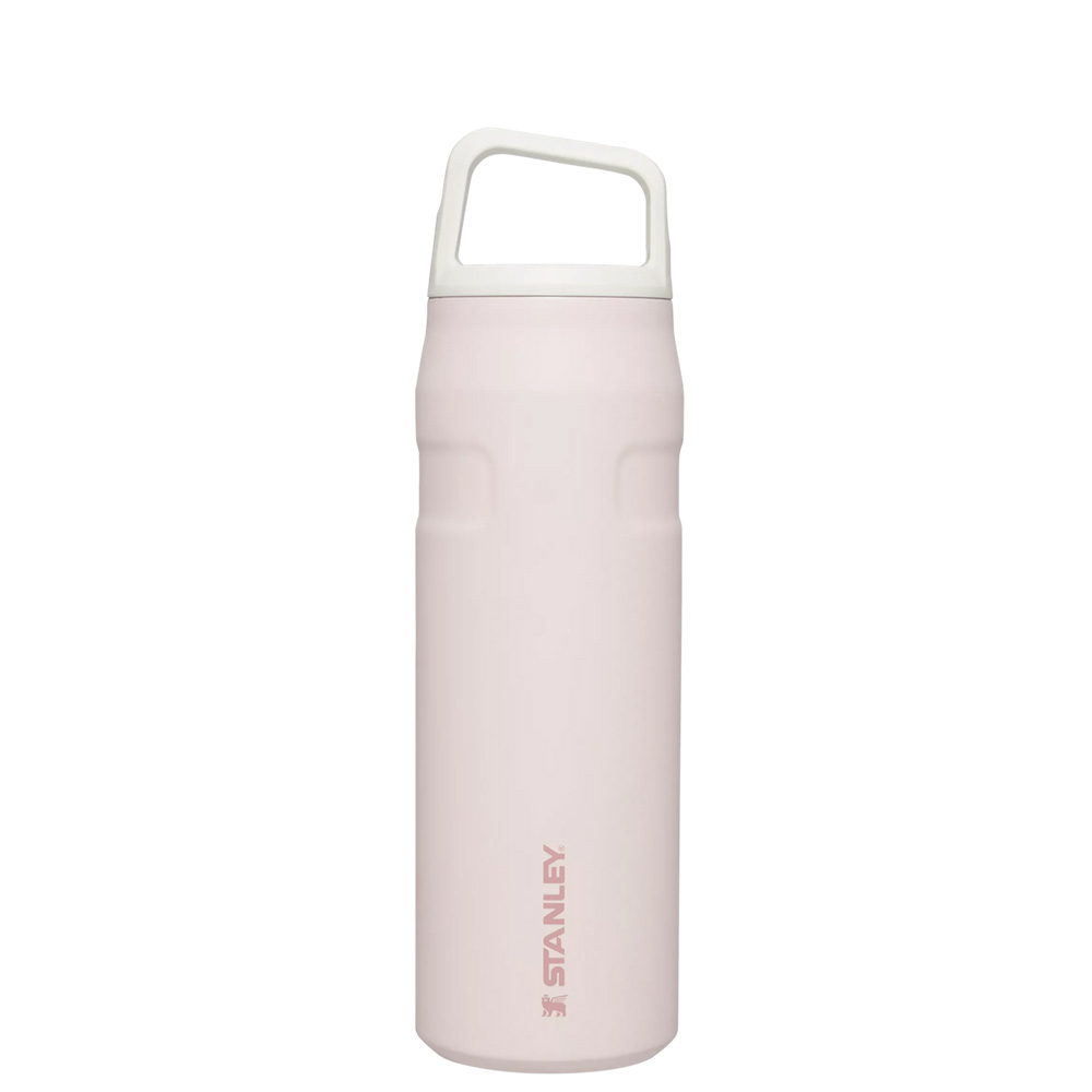 Stanley ICEFLOW™ BOTTLE WITH CAP AND CARRY+ LID | 24 OZ Rose Quartz Glimmer | 59028-CRMI