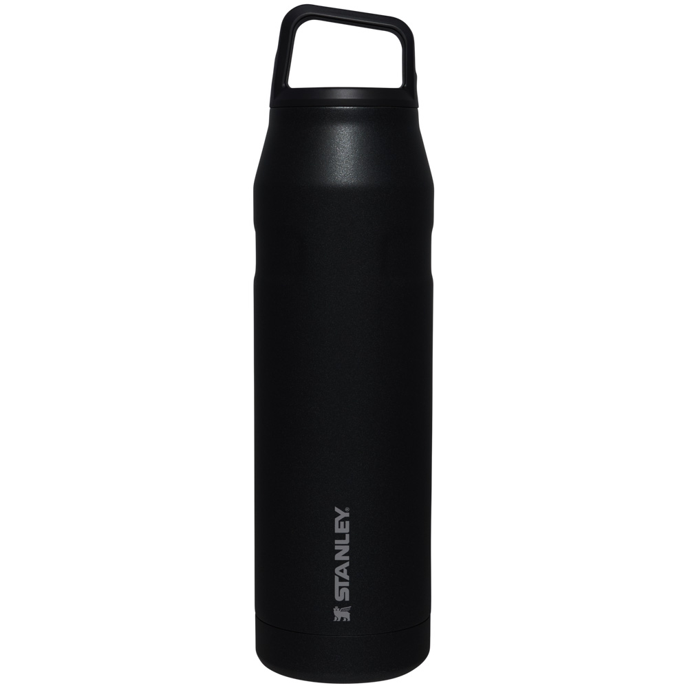 Stanley ICEFLOW™ BOTTLE WITH CAP AND CARRY+ LID | 36 OZ Black Glimmer | 50136-VIOB