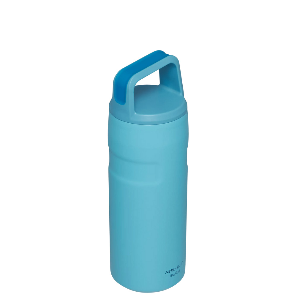 Stanley ICEFLOW™ BOTTLE WITH CAP AND CARRY+ LID | 16 OZ Pool | 13520-PMIZ