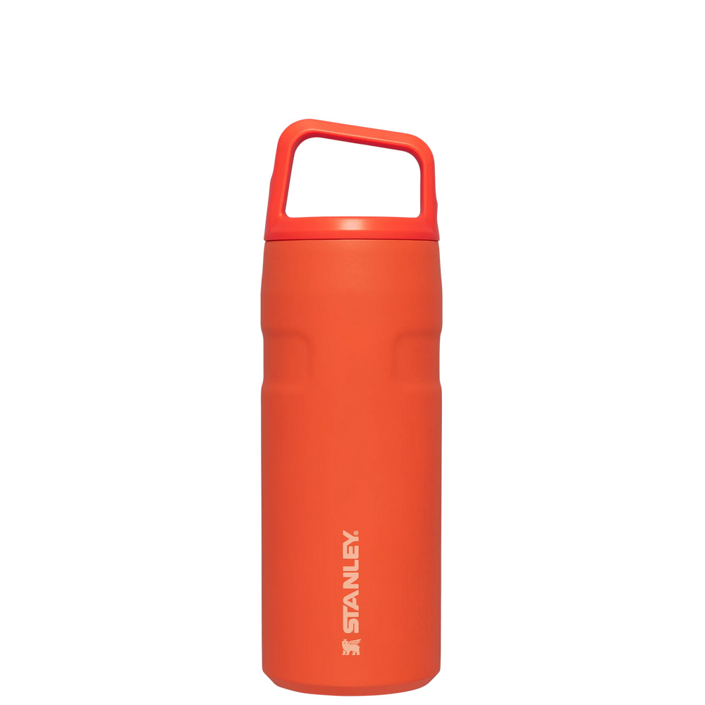 Stanley ICEFLOW™ BOTTLE WITH CAP AND CARRY+ LID | 16 OZ Tigerlily | 15726-HTQP