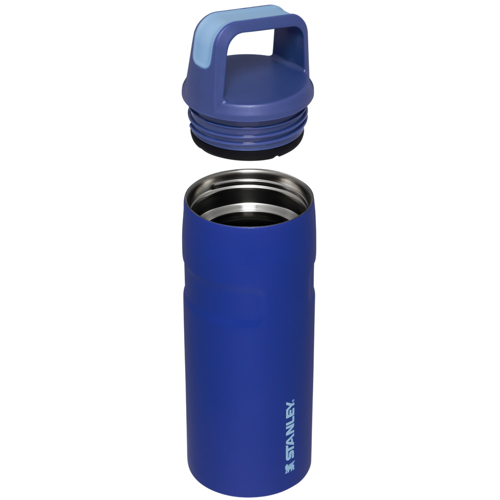 Stanley ICEFLOW™ BOTTLE WITH CAP AND CARRY+ LID | 16 OZ Lapis | 40897-DQNY