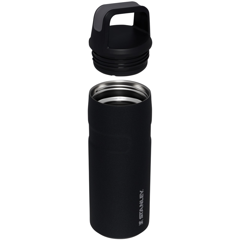 Stanley ICEFLOW™ BOTTLE WITH CAP AND CARRY+ LID | 16 OZ Black Glimmer | 17540-KHRQ