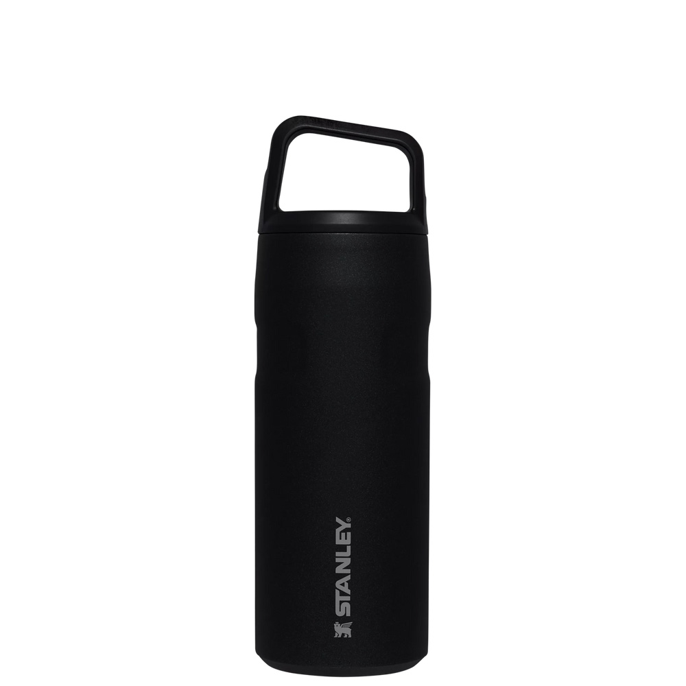 Stanley ICEFLOW™ BOTTLE WITH CAP AND CARRY+ LID | 16 OZ Black Glimmer | 17540-KHRQ