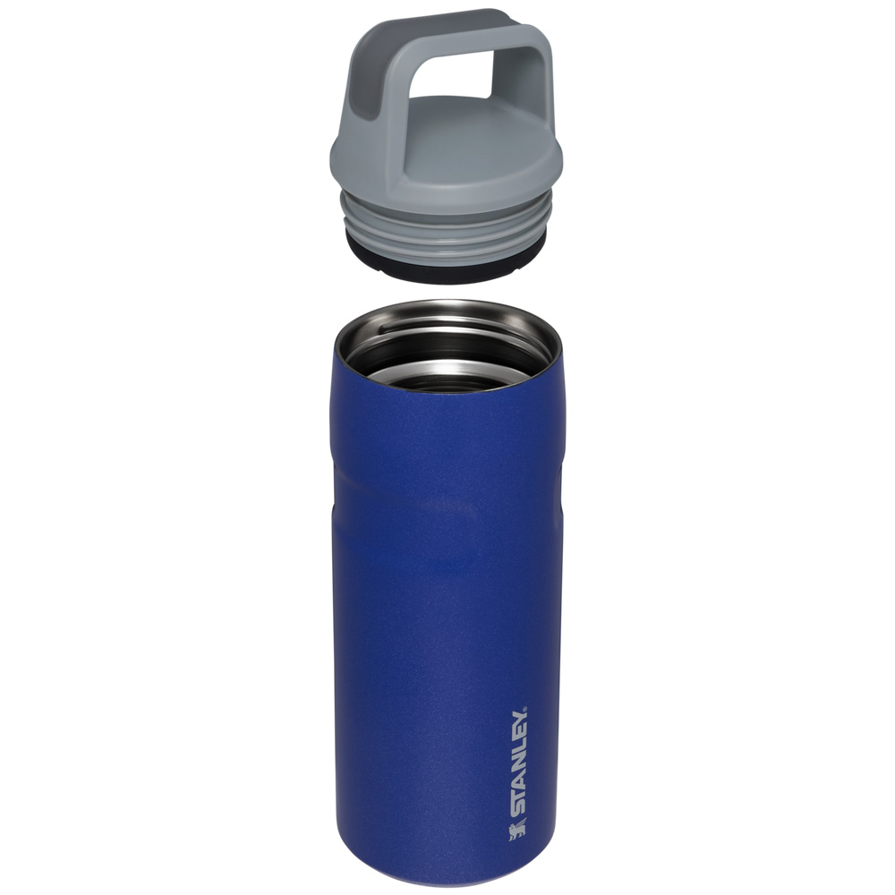 Stanley ICEFLOW™ BOTTLE WITH CAP AND CARRY+ LID | 16 OZ Lapis Glimmer | 79302-IVCS