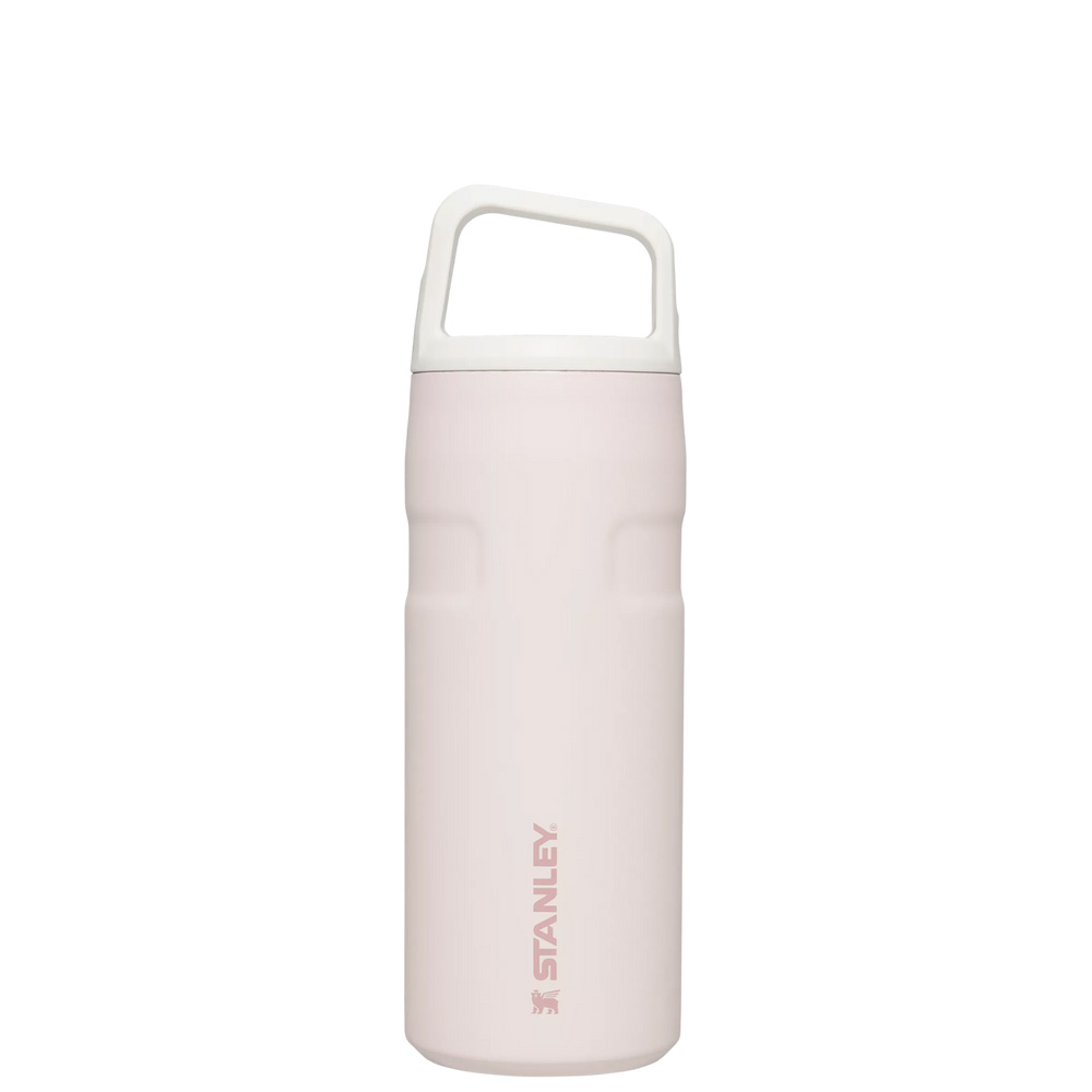 Stanley ICEFLOW™ BOTTLE WITH CAP AND CARRY+ LID | 16 OZ Rose Quartz Glimmer | 20685-BNGF