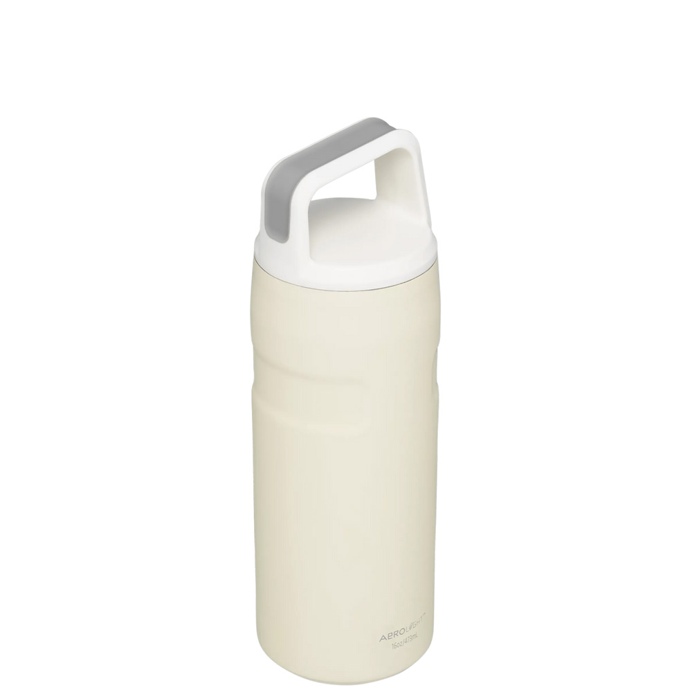 Stanley ICEFLOW™ BOTTLE WITH CAP AND CARRY+ LID | 16 OZ Cream Glimmer | 53984-RHOU