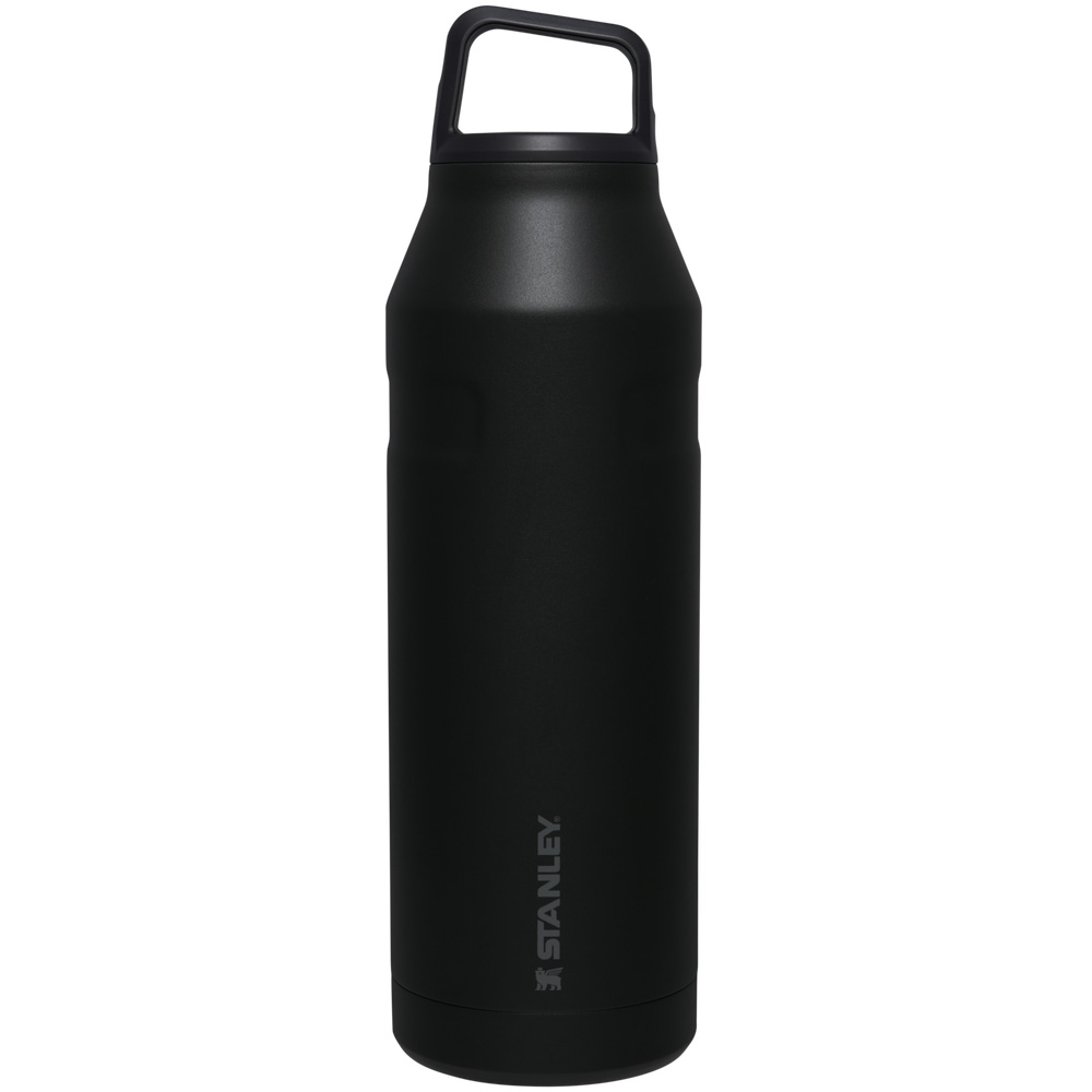 Stanley ICEFLOW™ BOTTLE WITH CAP AND CARRY+ LID | 50 OZ Black | 65702-MKUR