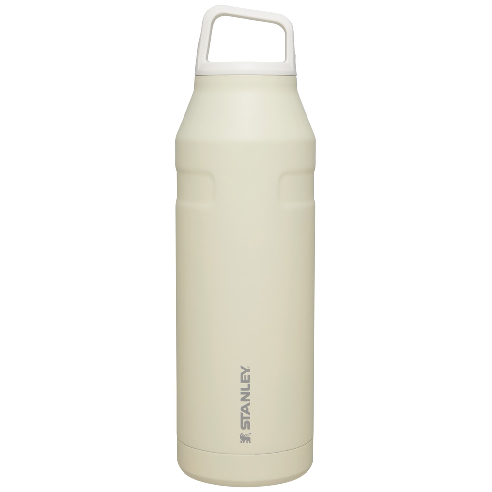 Stanley ICEFLOW™ BOTTLE WITH CAP AND CARRY+ LID | 50 OZ Cream Glimmer | 76351-ZYHG