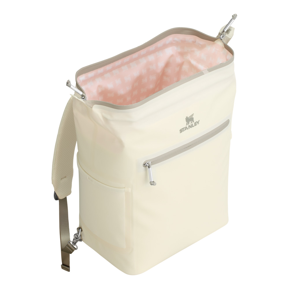 Stanley THE ALL DAY MADELEINE MIDI COOLER BACKPACK | 20 CAN | 14.8 QT | 14.0 L Cream | 26513-ILFV