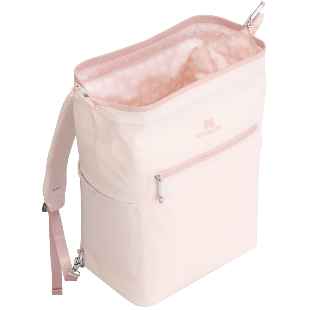 Stanley THE ALL DAY MADELEINE MIDI COOLER BACKPACK | 20 CAN | 14.8 QT | 14.0 L Rose Quartz | 57934-KWAM