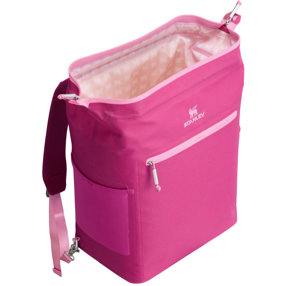 Stanley THE ALL DAY MADELEINE MIDI COOLER BACKPACK | 20 CAN | 14.8 QT | 14.0 L Fuchsia | 07814-YZGV