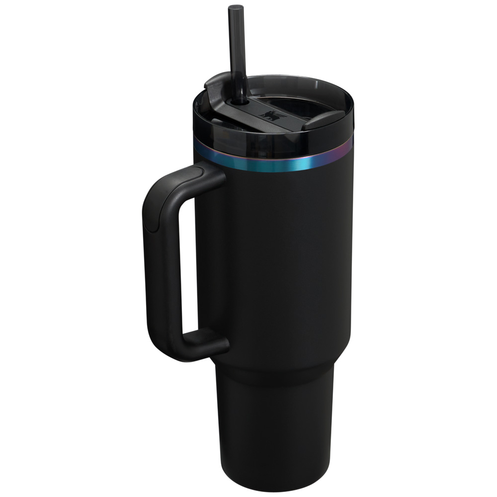 Stanley THE BLACK CHROMA QUENCHER H2.0 FLOWSTATE™ TUMBLER | 40 OZ Black Chroma | 72481-KUCG