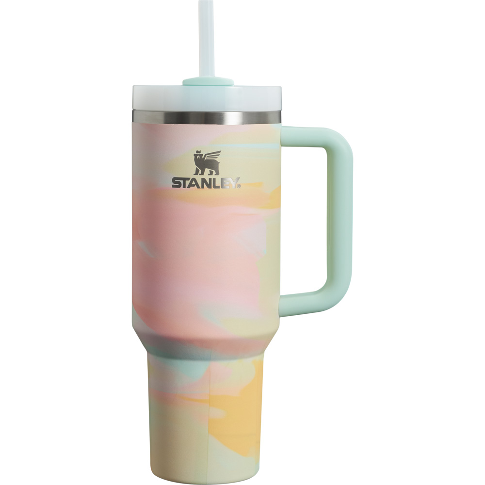 Stanley THE CLEAN SLATE QUENCHER H2.0 FLOWSTATE™ TUMBLER | 40 OZ Warm Serene Brushstrokes | 46127-GBSW