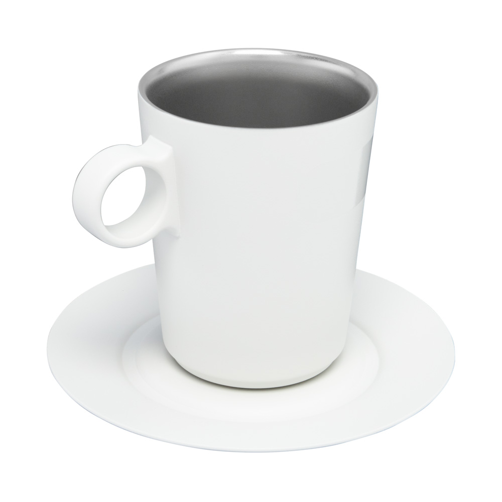 Stanley THE DAYBREAK CAFÉ LATTE CUP & STILLNESS SAUCER | 10.6 OZ Pale Stone | 75864-IBPD