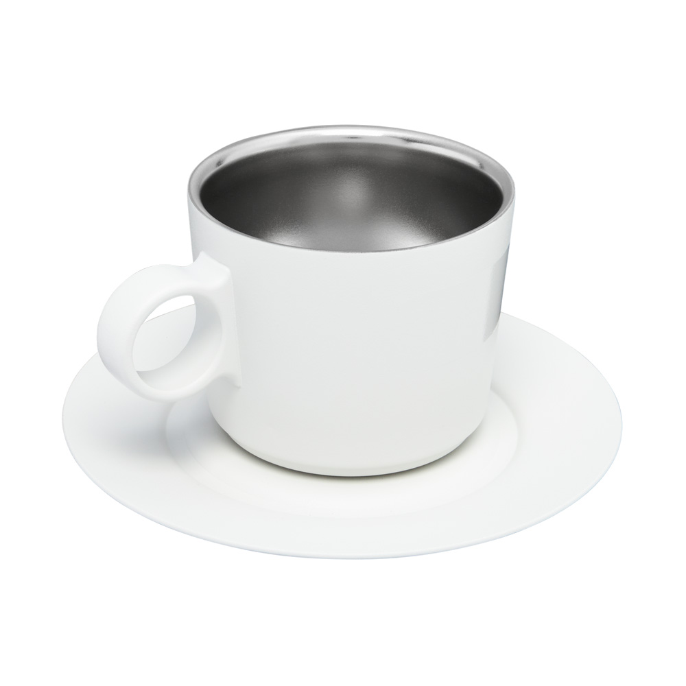 Stanley THE DAYBREAK CAPPUCCINO CUP & STILLNESS SAUCER | 6.5 OZ Pale Stone | 41825-UQJC