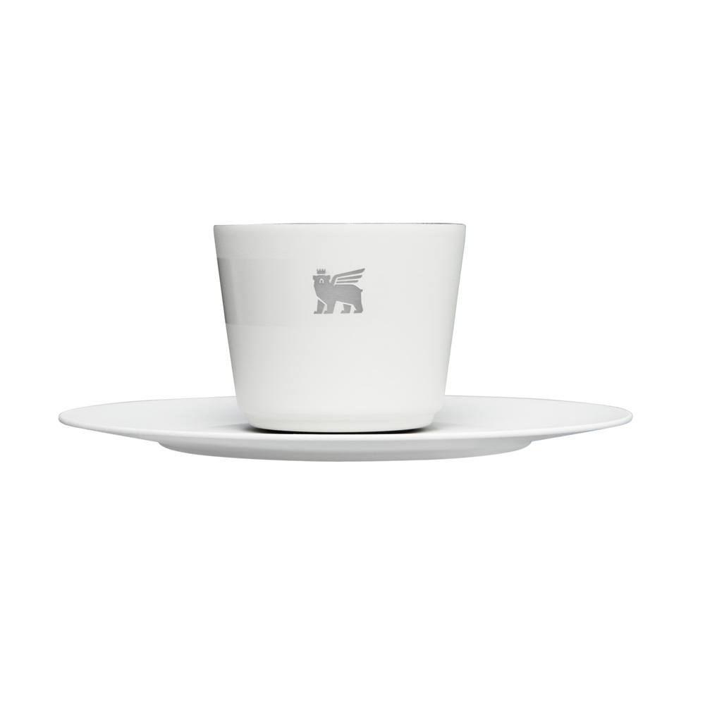 Stanley THE DAYBREAK DEMITASSE CUP & STILLNESS SAUCER | 2.2 OZ Pale Stone | 47895-GXWJ