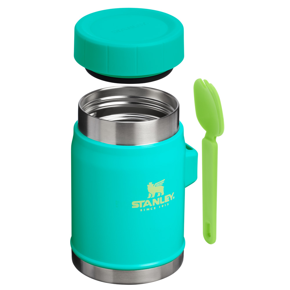 Stanley THE HEAT WAVE CLASSIC LEGENDARY FOOD JAR + SPORK | 14 OZ Tropical Teal | 24567-NBFD