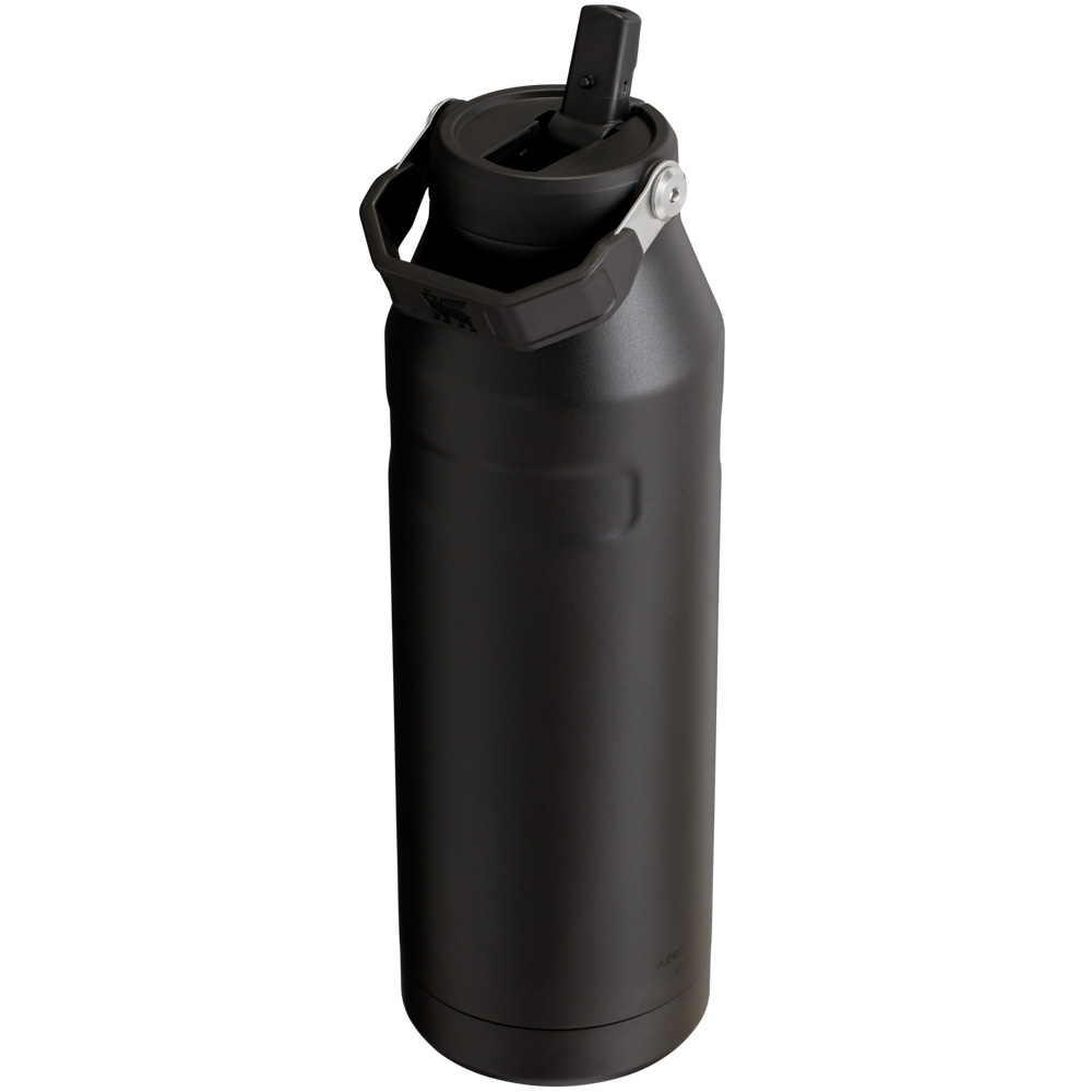 Stanley THE ICEFLOW™ BOTTLE WITH FLIP STRAW LID | 50 OZ Black 2.0 | 97024-QOHY