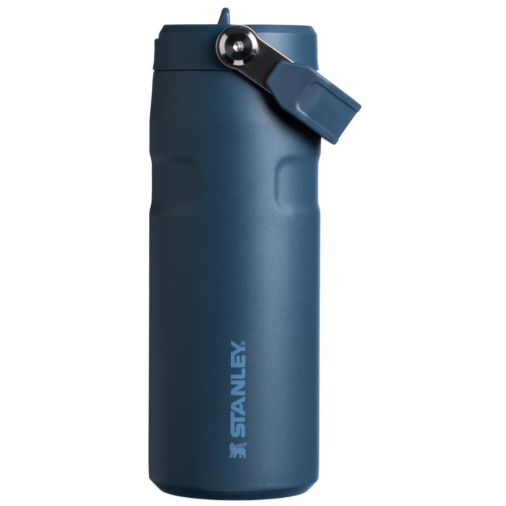 Stanley THE ICEFLOW™ BOTTLE WITH FLIP STRAW LID | 16 OZ Navy | 10753-SKQF