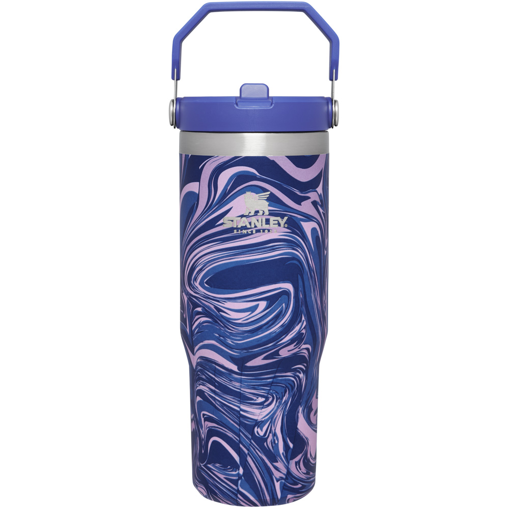 Stanley THE ICEFLOW™ FLIP STRAW TUMBLER | 30 OZ Lapis Swirl | 81973-BMHW