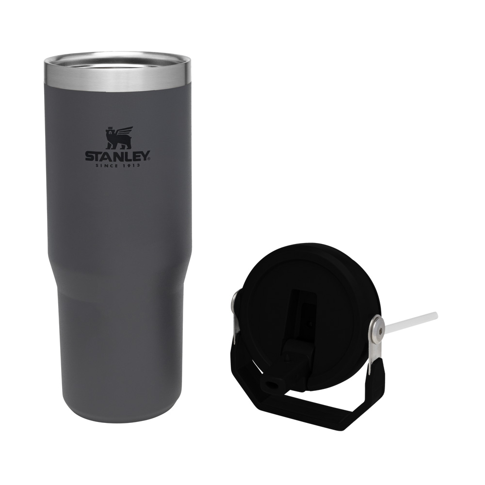 Stanley THE ICEFLOW™ FLIP STRAW TUMBLER | 30 OZ Charcoal | 92563-KYWE