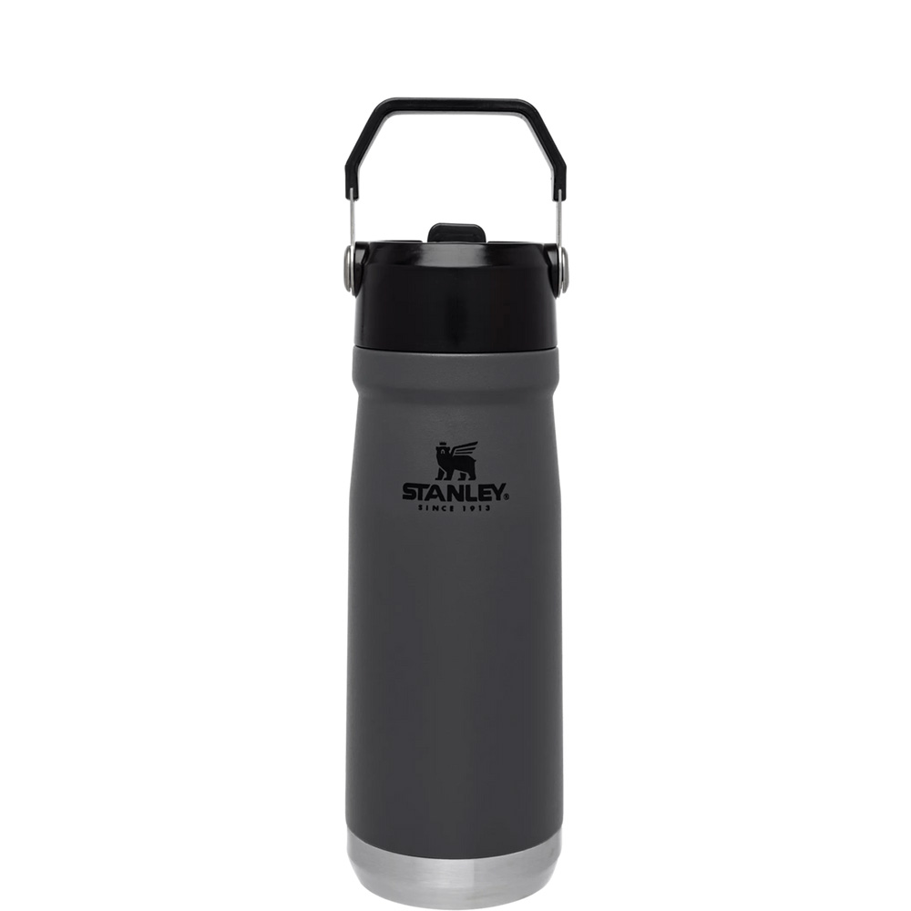 Stanley THE ICEFLOW™ FLIP STRAW WATER BOTTLE | 22 OZ Charcoal | 09573-GDJC