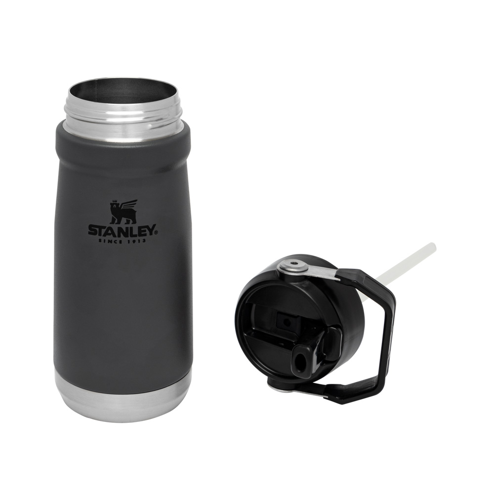 Stanley THE ICEFLOW™ FLIP STRAW WATER BOTTLE | 17 OZ Charcoal | 26103-ONTC