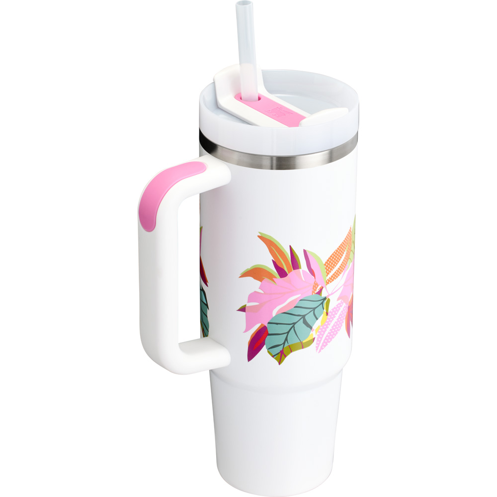 Stanley THE MOTHER’S DAY QUENCHER H2.0 FLOWSTATE™ TUMBLER | 30 OZ Frost Tropic | 45120-JHPS