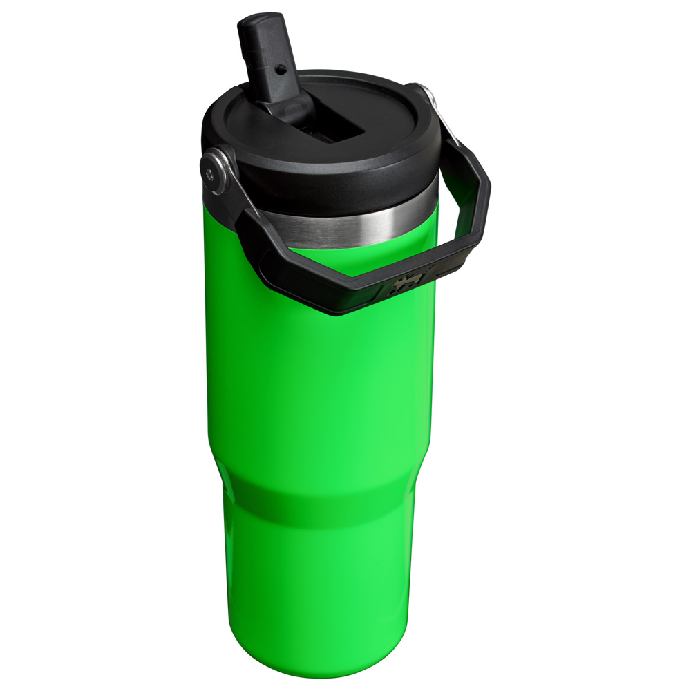 Stanley THE NEON ICEFLOW™ FLIP STRAW TUMBLER | 30 OZ Neon Green | 31920-KIWY