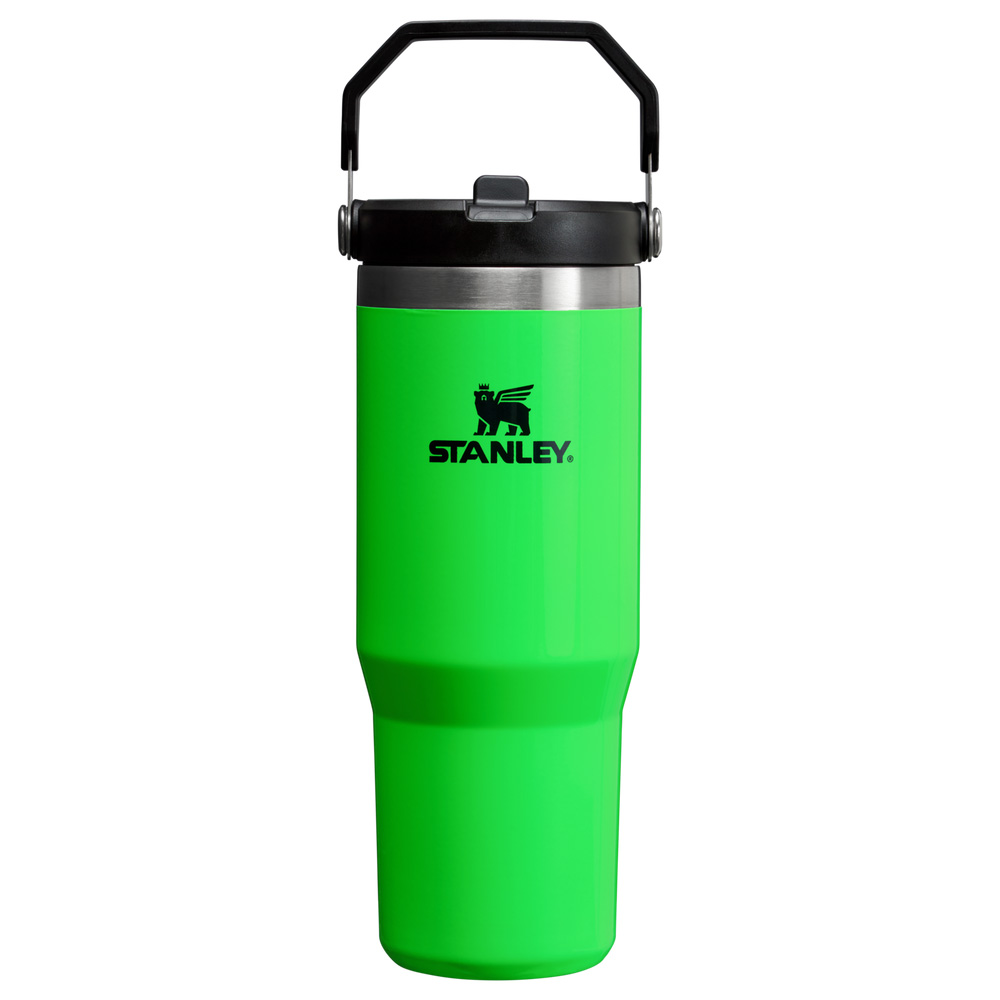 Stanley THE NEON ICEFLOW™ FLIP STRAW TUMBLER | 30 OZ Neon Green | 31920-KIWY