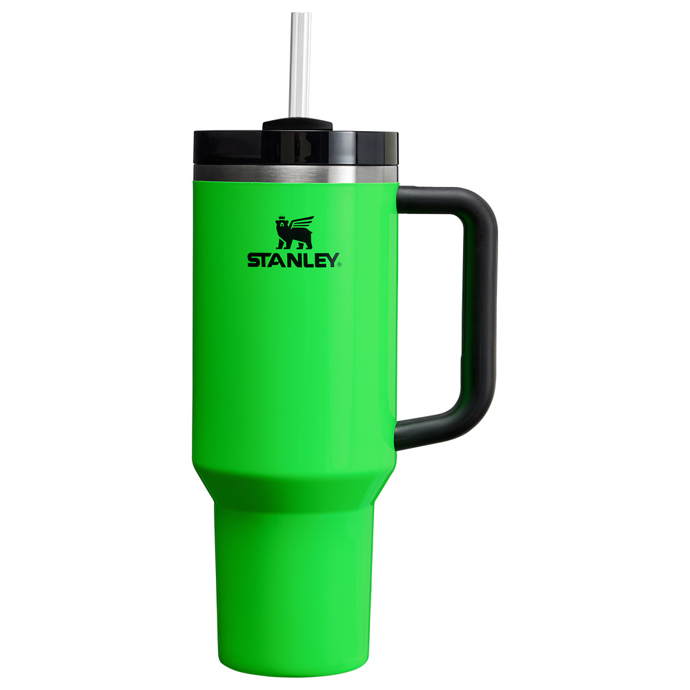 Stanley THE NEON QUENCHER H2.0 FLOWSTATE™ TUMBLER | 40 OZ Neon Green | 08539-DHMF