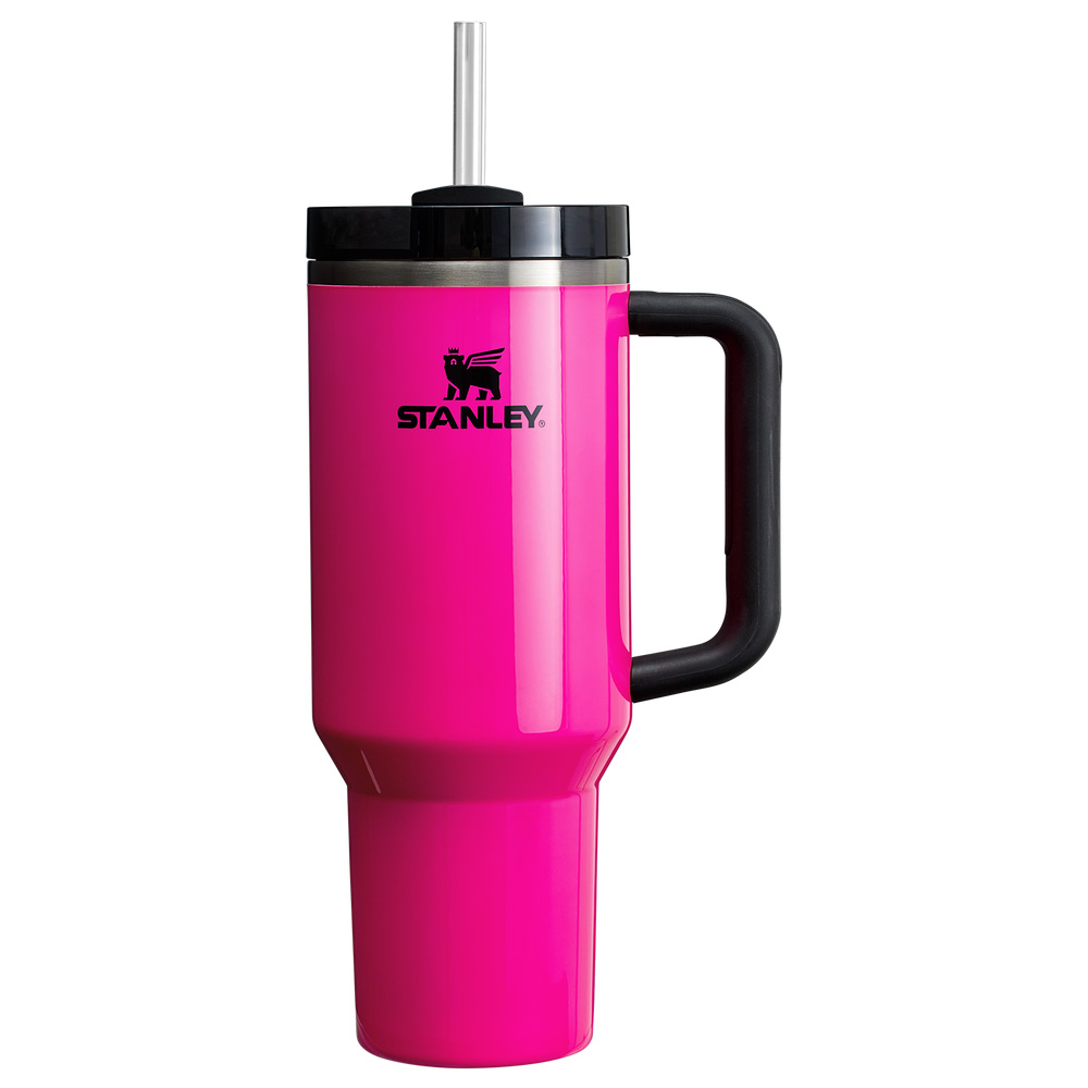 Stanley THE NEON QUENCHER H2.0 FLOWSTATE™ TUMBLER | 40 OZ Electric Pink | 53814-GHAC