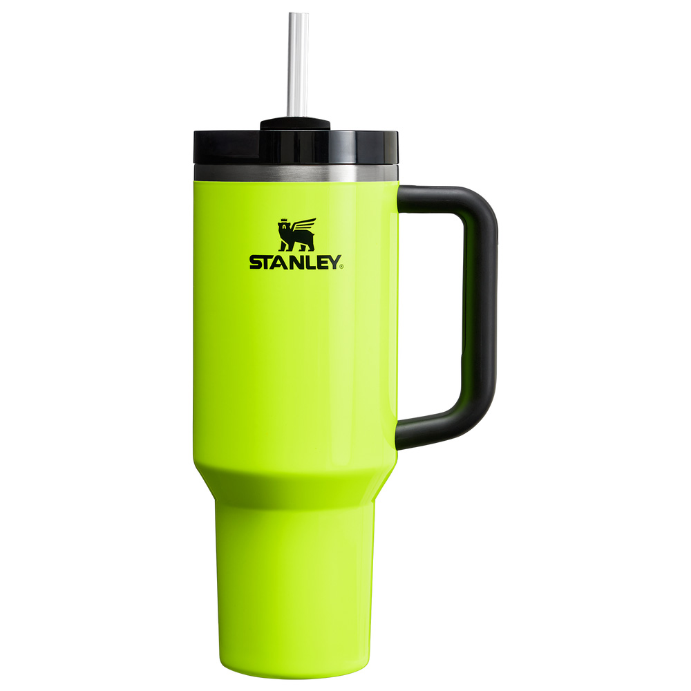 Stanley THE NEON QUENCHER H2.0 FLOWSTATE™ TUMBLER | 40 OZ Neon Yellow | 18207-CRQG