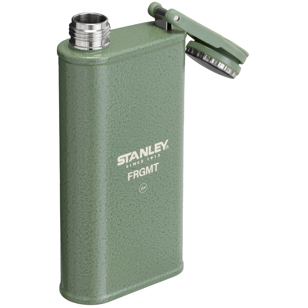 Stanley THE STANLEY AND FRGMT CLASSIC FLASK | 8 OZ Hammertone Green | 89450-BLKR