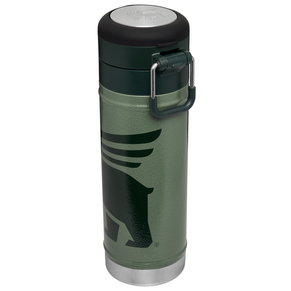 Stanley THE WILD IMAGINATION FLOWSTEADY™ BIG BEAR BOTTLE | 17 OZ Hammertone Green Cub | 10235-RWPQ