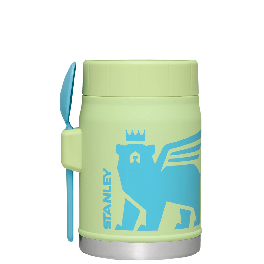 Stanley THE WILD IMAGINATION FOOD JAR + SPORK | 14 OZ Citron Cub | 80265-DRBW