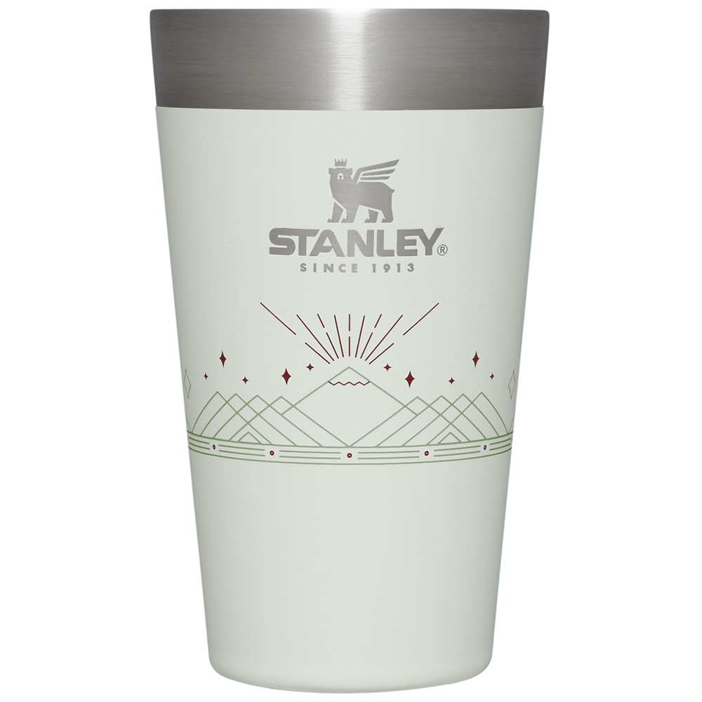 Stanley WINTERSCAPE STACKING BEER PINT | 16 OZ Pale Stone Winterscape | 87594-UOYC